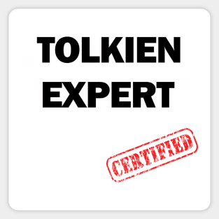 Certified Tolkien Expert Sticker